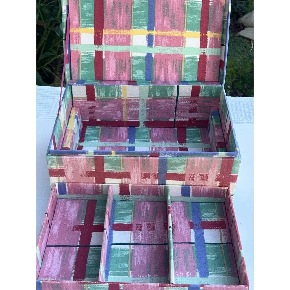 Vintage Rosenthal Designs Jewelry Box Organizer Cottagecore Grandmacore 1980s